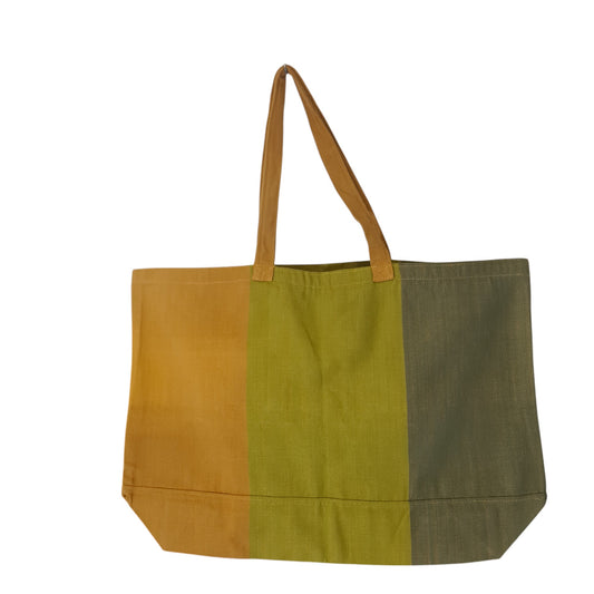 Strandtasche Palma in dunklen Erdtönen aus 100% Baumwolle